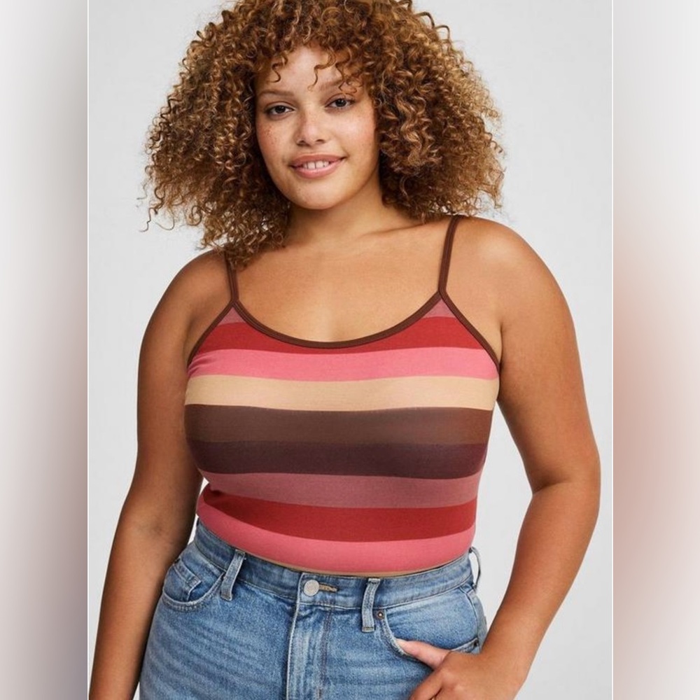 Striped Multicolor Women's Tank Top